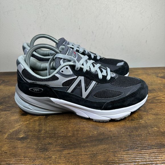 New Balance 990v6 Grey Black Shoes Sneakers‎ Women’s Size 8.5 - Picture 1 of 8